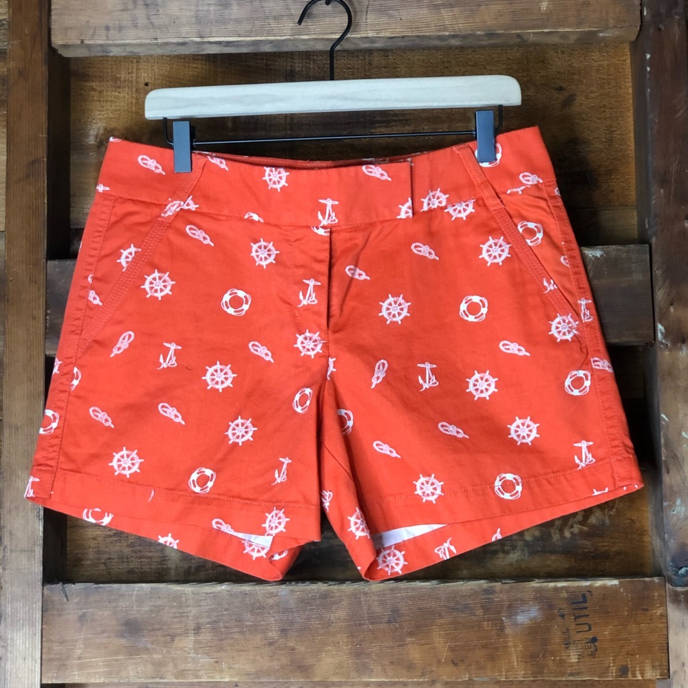 J.Crew Nautical Print Broken In Chino